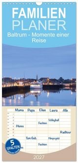 Produktbild: Familienplaner 2027 - Baltrum - Momente einer Reise mit 5 Spalten (Wandkalender, 21 x 45 cm) CALVENDO