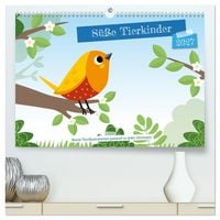 Produktbild: S&uuml;&szlig;e Tierkinder (hochwertiger Premium Wandkalender 2027 DIN A2 quer), Kunstdruck in Hochglanz