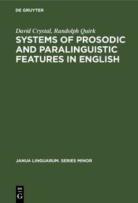 Produktbild: Systems of Prosodic and Paralinguistic Features in English