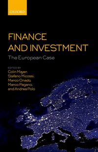 Produktbild: Finance and Investment: The European Case