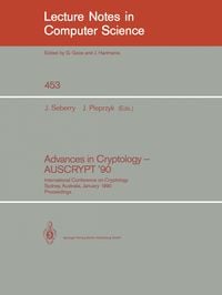 Produktbild: Advances in Cryptology - AUSCRYPT '90