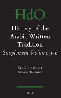 Produktbild: History of the Arabic Written Tradition Supplement Volume 3 - ii