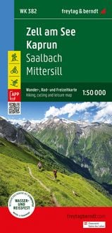 Produktbild: Freytag & berndt Wanderkarte WK 382 Zell am See - Kaprun, Saalbach - Mittersill 1:50.000