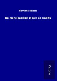 Produktbild: De mancipationis indole et ambitu