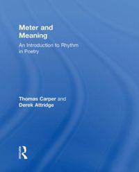 Produktbild: Carper, T: Meter and Meaning
