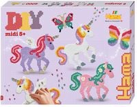 Produktbild: Hama 3164 - DIY B&uuml;gelperlen Midi 5+, Motiv Magische Pferde, Geschenkpackung, 4000 St&uuml;ck