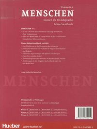 Menschen A1/1. Lehrerhandbuch