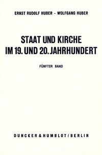 Produktbild: Staat und Kirche im 19. und 20. Jahrhundert.