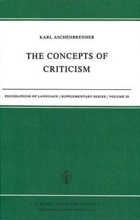 Produktbild: The Concepts of Criticism