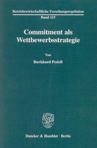 Produktbild: Commitment als Wettbewerbsstrategie.