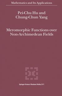 Produktbild: Meromorphic Functions over Non-Archimedean Fields