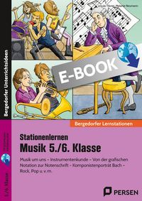 Produktbild: Stationenlernen Musik 5./6. Klasse