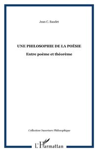 Produktbild: Une philosophie de la poesie