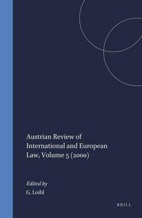Produktbild: Austrian Review of International and European Law 2000
