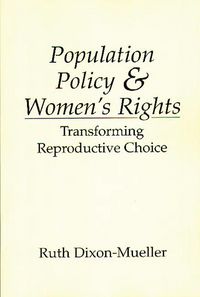 Produktbild: Population Policy and Women's Rights