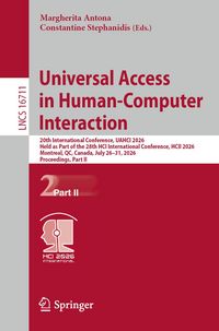 Produktbild: Universal Access in Human-Computer Interaction