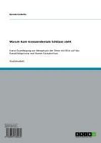 Produktbild: Warum Kant transzendentale Schl&uuml;sse zieht