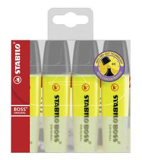Produktbild: STABILO Textmarker -   BOSS ORIGINAL - 4er Pack - gelb