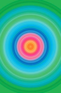 Produktbild: Schreibwandel Notizbuch "Inspirierende Gedanken" mit Reim-Affirmation (Mandala bunt - gr&uuml;n blau pink gelb)