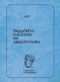 Produktbild: Inqu&eacute;rito Nacional de Arquitetura