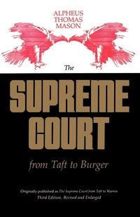 Produktbild: The Supreme Court from Taft to Burger
