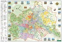 Produktbild: freytag & berndt Poster Kinderkarte Wien, metallbest&auml;bt 1:40.000
