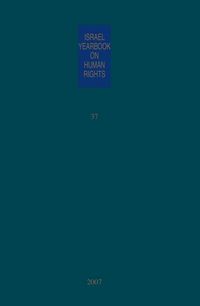 Produktbild: Israel Yearbook on Human Rights, Volume 37 (2007)