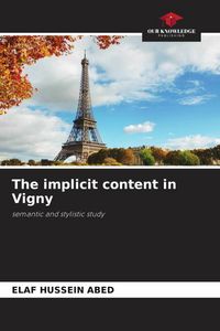 Produktbild: The implicit content in Vigny