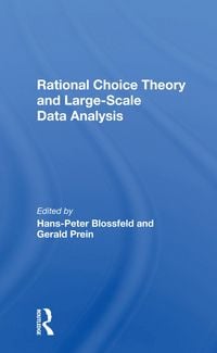 Produktbild: Rational Choice Theory and Large-Scale Data Analysis