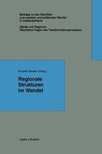 Produktbild: Regionale Strukturen im Wandel