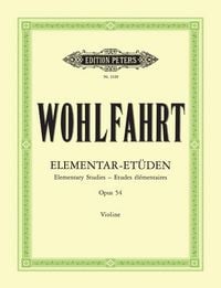 Produktbild: 40 Elementar-Et&uuml;den f&uuml;r Violine solo op. 54