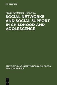 Produktbild: Social Networks and Social Support in Childhood and Adolescence