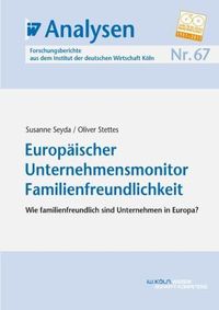 Produktbild: Europ&auml;ischer Unternehmensmonitor Familienfreundlichkeit