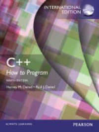 Produktbild: C++: How to Program with MyProgrammingLab and eText: International Edition