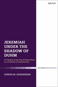 Produktbild: Jeremiah Under the Shadow of Duhm