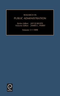 Produktbild: Research in Public Administration