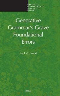 Produktbild: Generative Grammar's Grave Foundational Errors