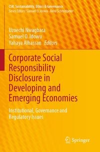 Produktbild: Corporate Social Responsibility Disclosure in Developing and Emerging Economies
