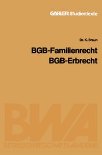 Produktbild: BGB &mdash; Familienrecht, BGB &mdash; Erbrecht