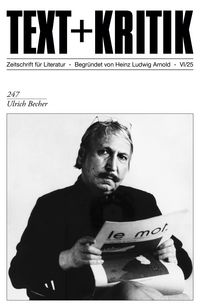 Produktbild: TEXT + KRITIK 247 - Ulrich Becher