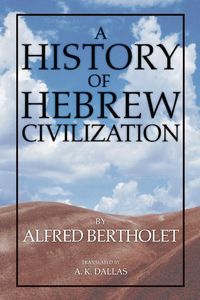 Produktbild: A History of Hebrew Civilization
