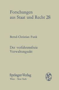 Produktbild: Der verfahrensfreie Verwaltungsakt