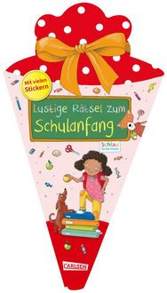 Produktbild: Schlau f&uuml;r die Schule: Lustige R&auml;tsel zum Schulanfang (Schult&uuml;te rot)