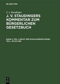 Produktbild: Recht der Schuldverh&auml;ltnisse, Teil I. &sect;&sect; 241-580