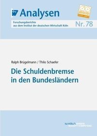 Produktbild: Die Schuldenbremse in den Bundesl&auml;ndern