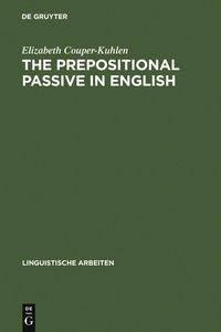 Produktbild: The prepositional passive in English