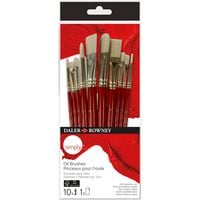 Produktbild: Daler Rowney &Ouml;lmalpinsel Set simply 10 St&uuml;ck