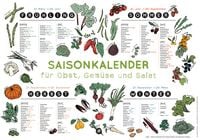 Produktbild: Saisonkalender f&uuml;r Obst, Gem&uuml;se und Salat