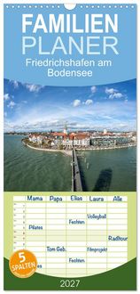 Produktbild: Familienplaner 2027 - Friedrichshafen am Bodensee mit 5 Spalten (Wandkalender, 21 x 45 cm) CALVENDO