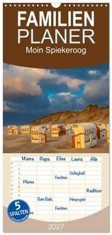 Produktbild: Familienplaner 2027 - Moin Spiekeroog mit 5 Spalten (Wandkalender, 21 x 45 cm) CALVENDO
